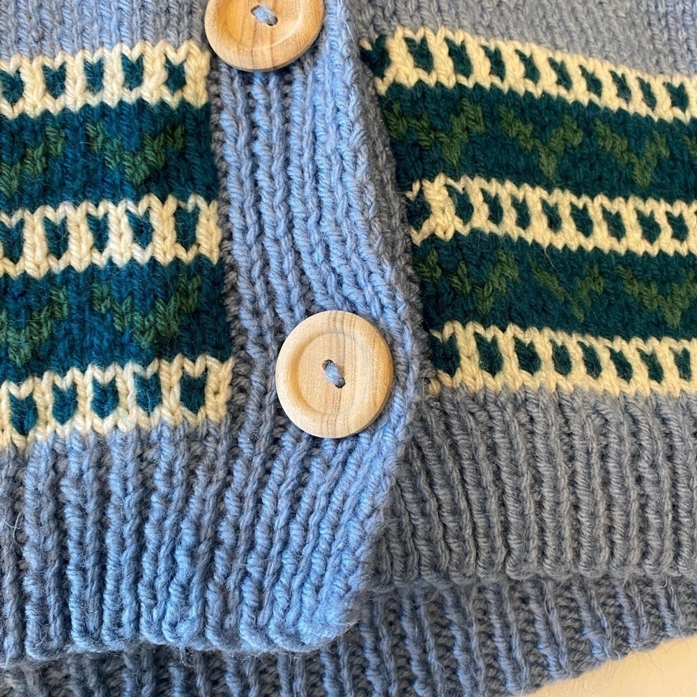 VINTAGE Home Knitted Pendleton Sweater - Picture 6 of 9